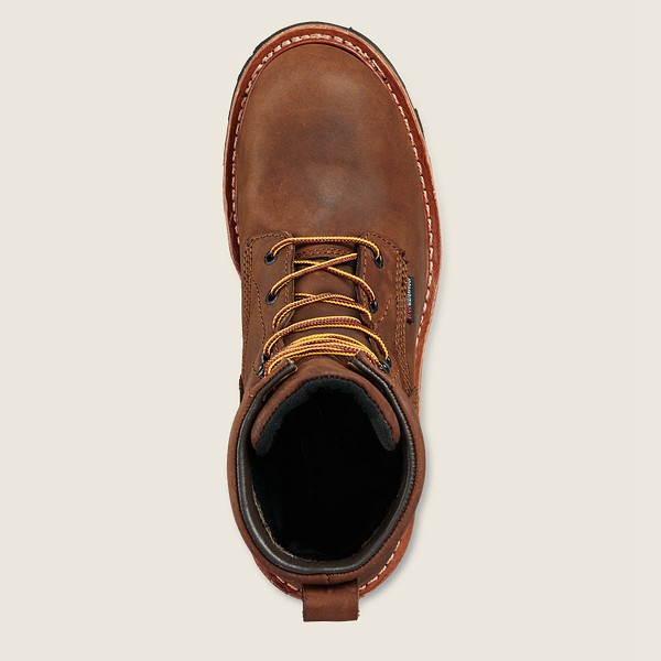 Bottes de Sécurité Red Wing - Loggermax - 9-Inch Waterproof Toe - Marron - Homme 168FDPAXQ